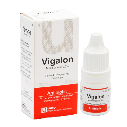 Pack Image: Vigalon 0.5% Eye Drop (5 ml drop)