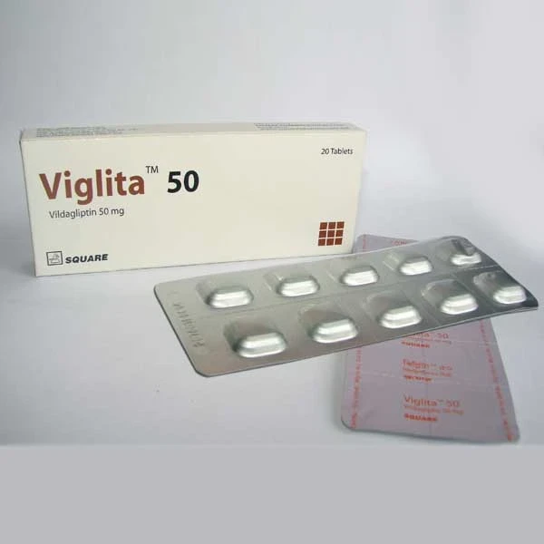Pack Image: Viglita 50 mg Tablet (2 x 10)