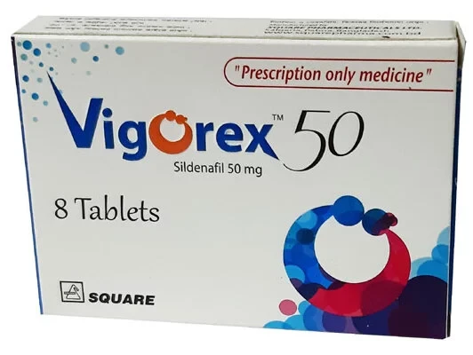 Pack Image: Vigorex 50 mg Tablet (2 x 5)