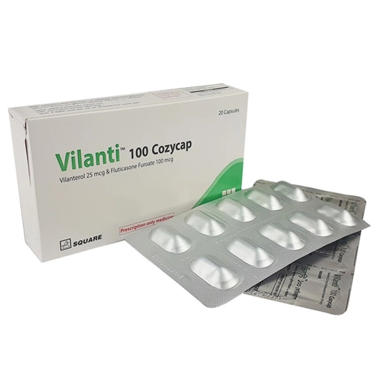 Pack Image: Vilanti 25 mcg Inhalation Capsule (2 x 10)