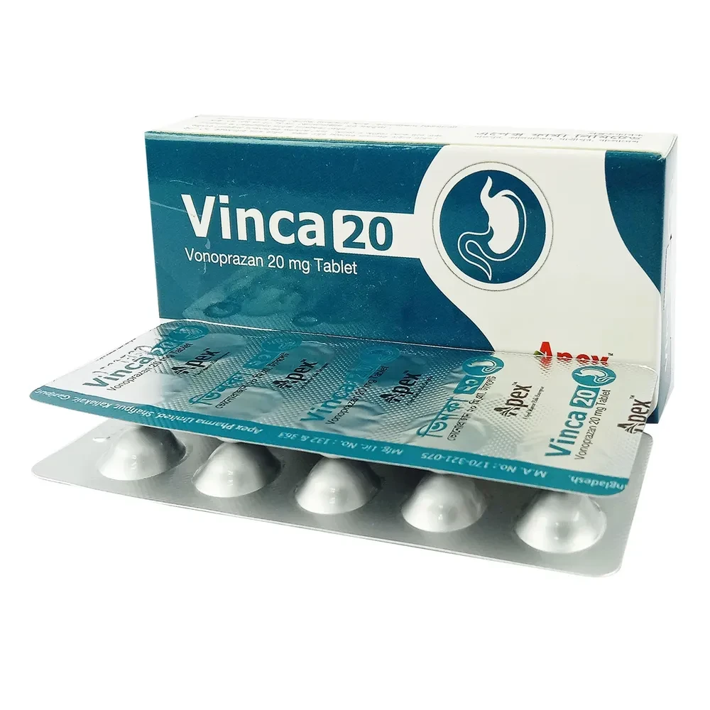 Pack Image: Vinca 20 mg Tablet (3 x 10)