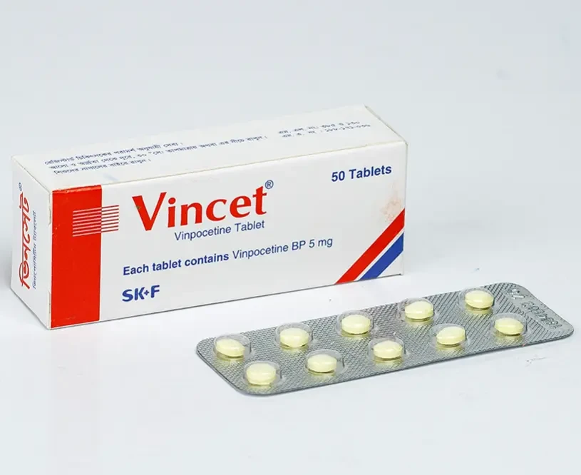 Pack Image: Vincet 5 mg Tablet (5 x 10)