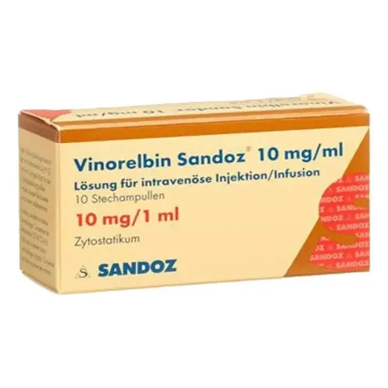 Pack Image: Vinorelbine Sandoz 10 mg Injection (10 mg vial)