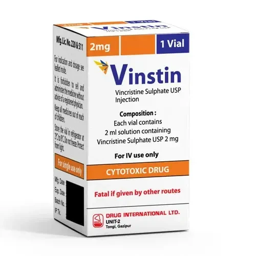 Pack Image: Vinstin 2 mg Injection (2 mg vial)
