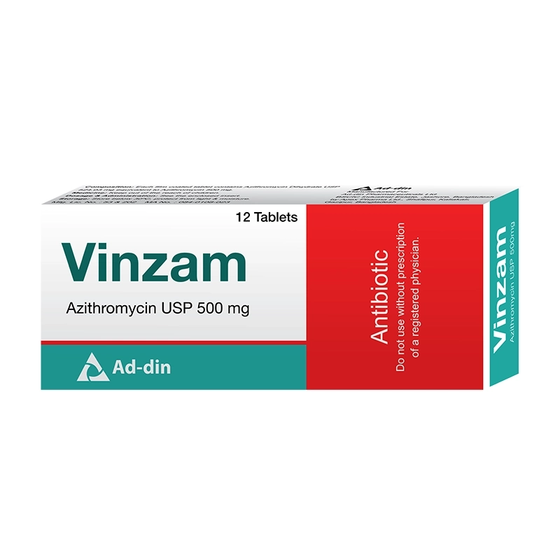 Pack Image: Vinzam 500 mg Tablet (3 x 4)