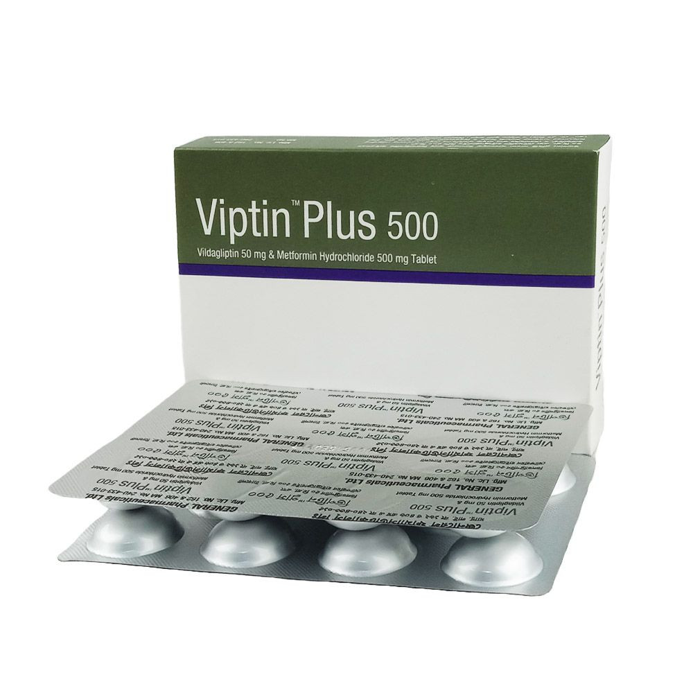 Pack Image: Viptin Plus 50 mg Tablet (2 x 10)