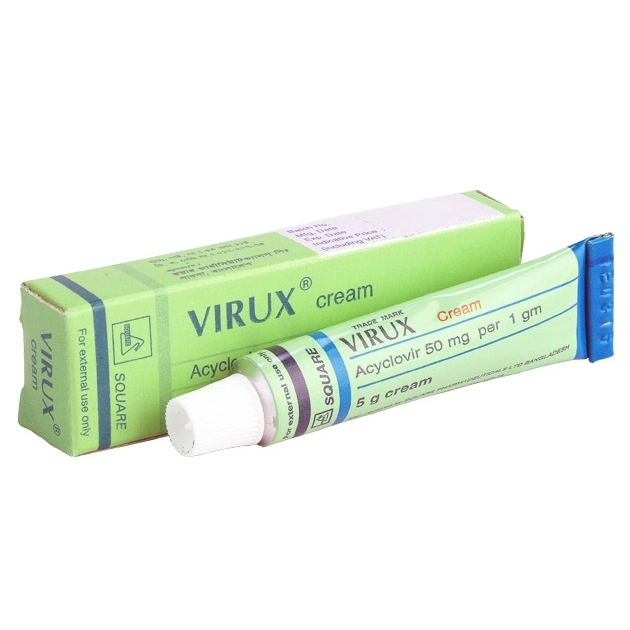 Pack Image: Virux 5% w Cream (10 gm tube)