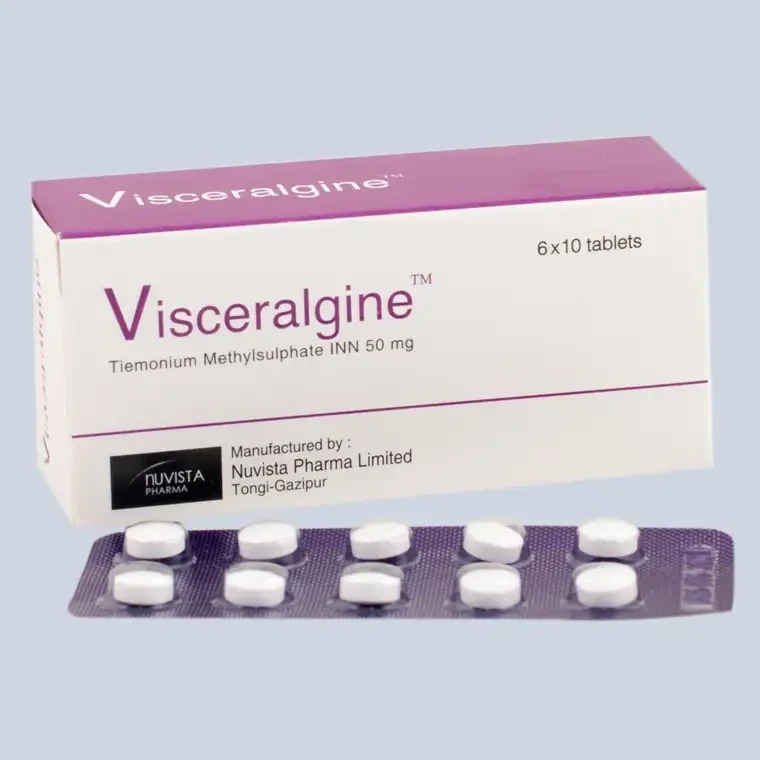 Pack Image: Visceralgine 50 mg Tablet (6 x 10)