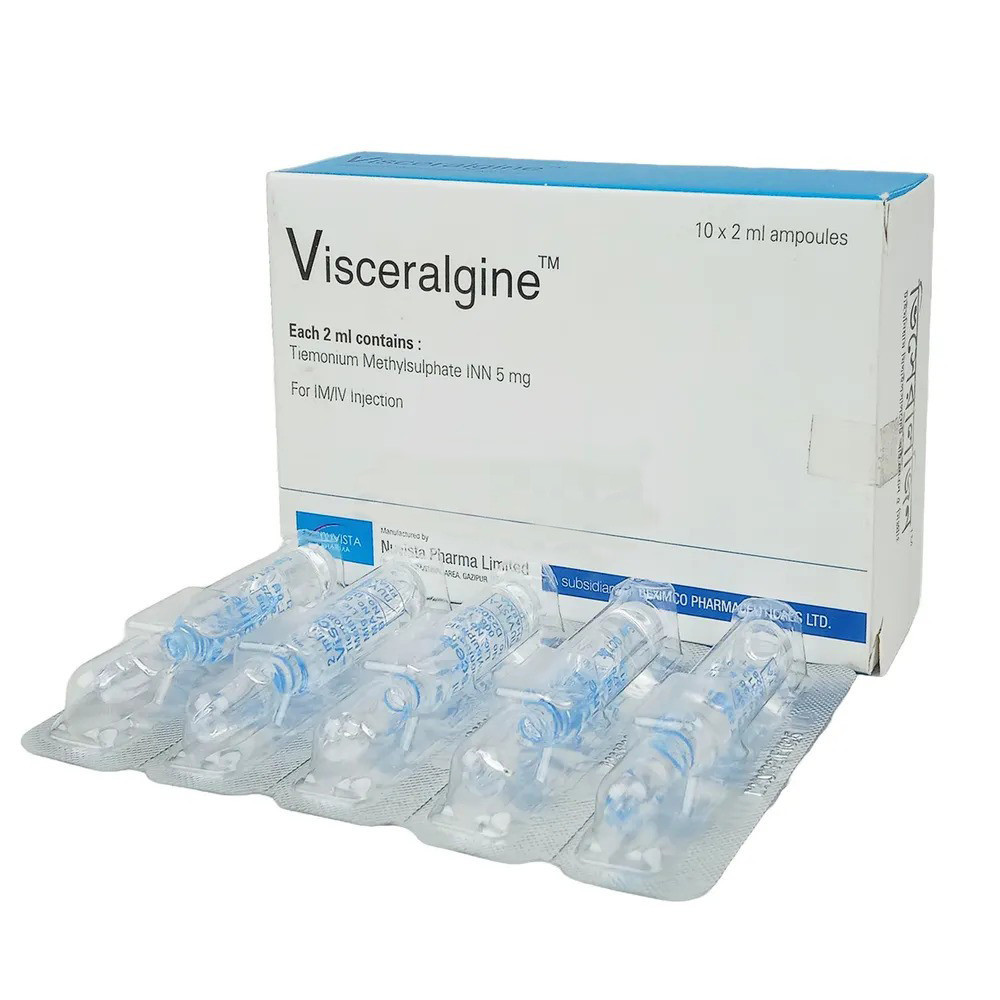 Pack Image: Visceralgine 5 mg Injection (2 ml ampoule)