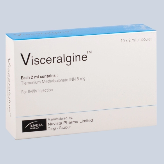 Pack Image: Visceralgine 5 mg Injection (2 ml ampoule)
