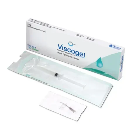 Pack Image: Viscogel 2% Viscoelastic Solution (3 ml pre-filled syringe)