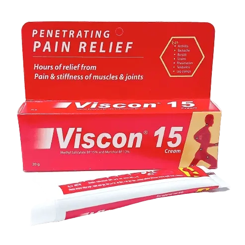 Pack Image: Viscon 15% 10% Cream (20 gm tube)