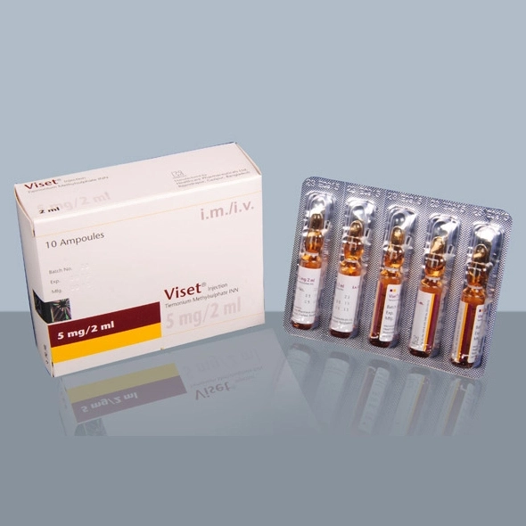 Pack Image: Viset 5 mg Injection (2 ml ampoule)