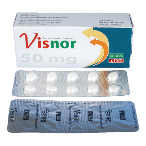 Pack Image: Visnor 50 mg Tablet (5 x 10)