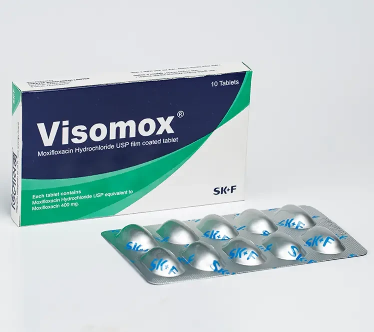 Pack Image: Visomox 400 mg Tablet (1 x 10)