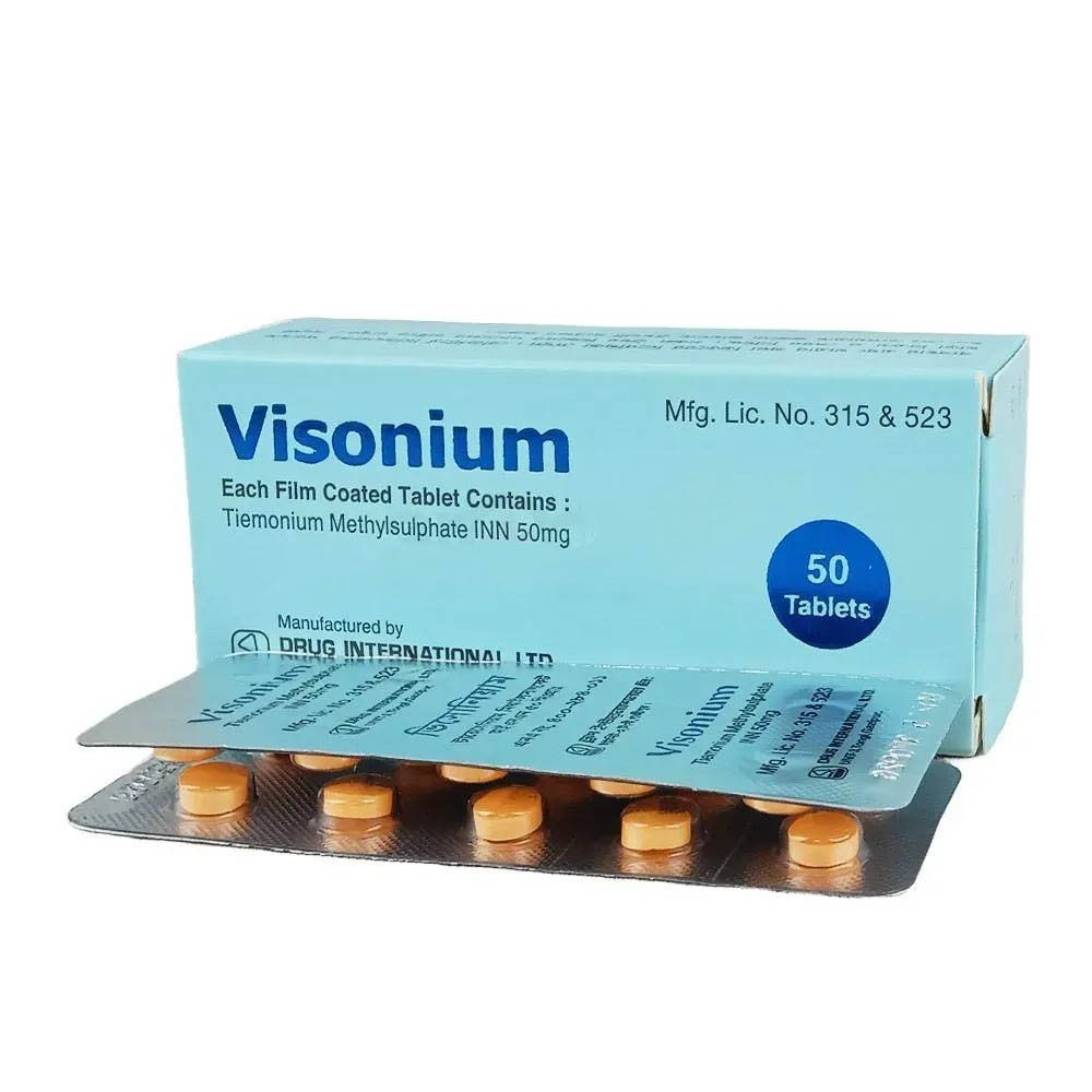 Pack Image: Visonium 50 mg Tablet (5 x 10)