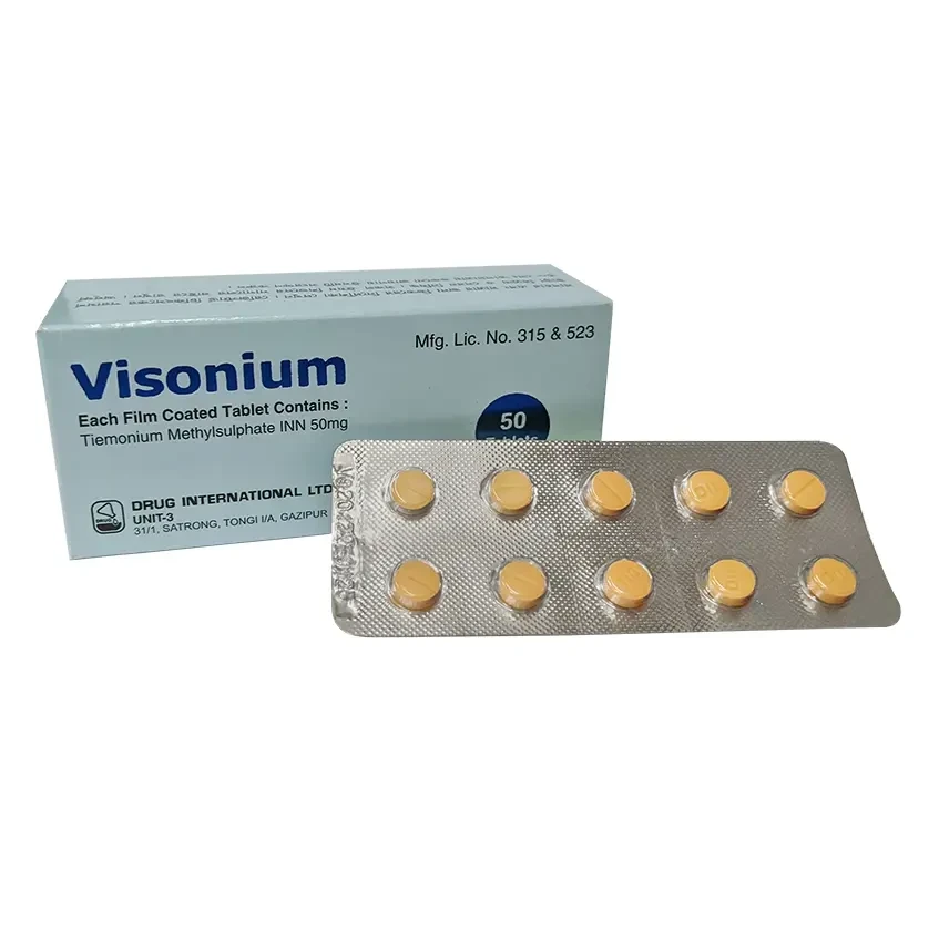 Pack Image: Visonium 50 mg Tablet (5 x 10)