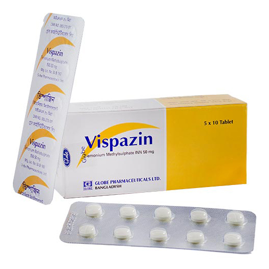 Pack Image: Vispazin 50 mg Tablet (5 x 10)