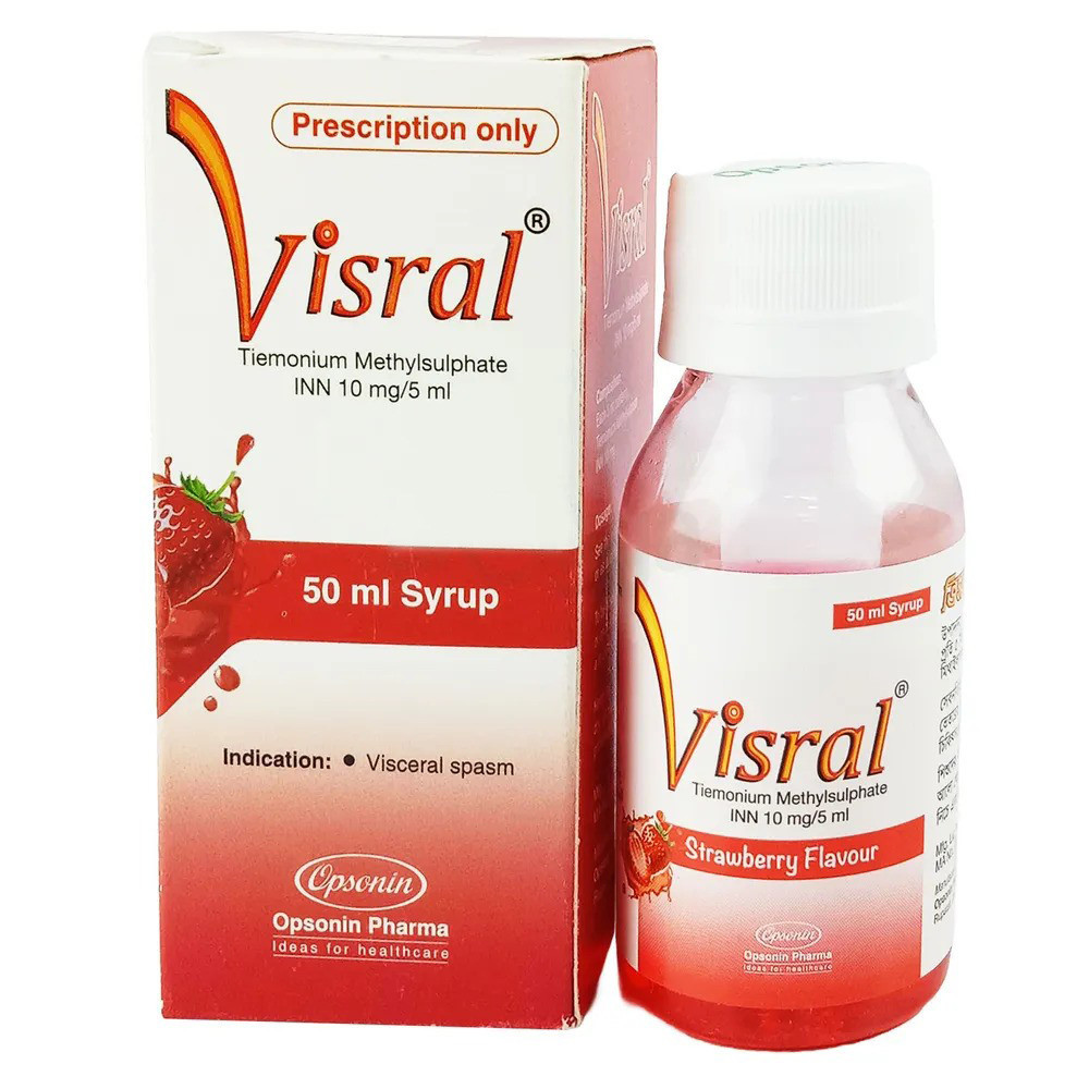 Pack Image: Visral 10 mg Syrup (50 ml bottle)