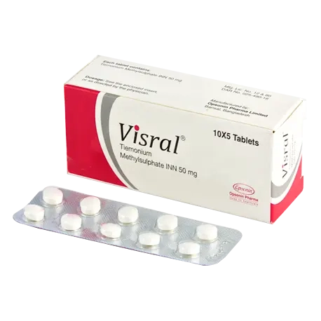 Pack Image: Visral 50 mg Tablet (5 x 10)