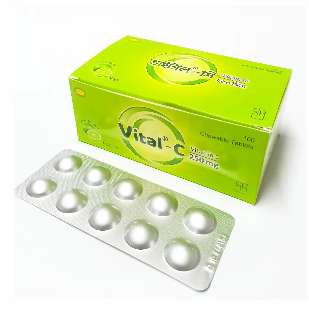 Pack Image: Vital-C 250 mg Chewable Tablet (10 x 10)