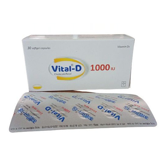Pack Image: Vital-D 1000 IU Capsule (3 x 10)