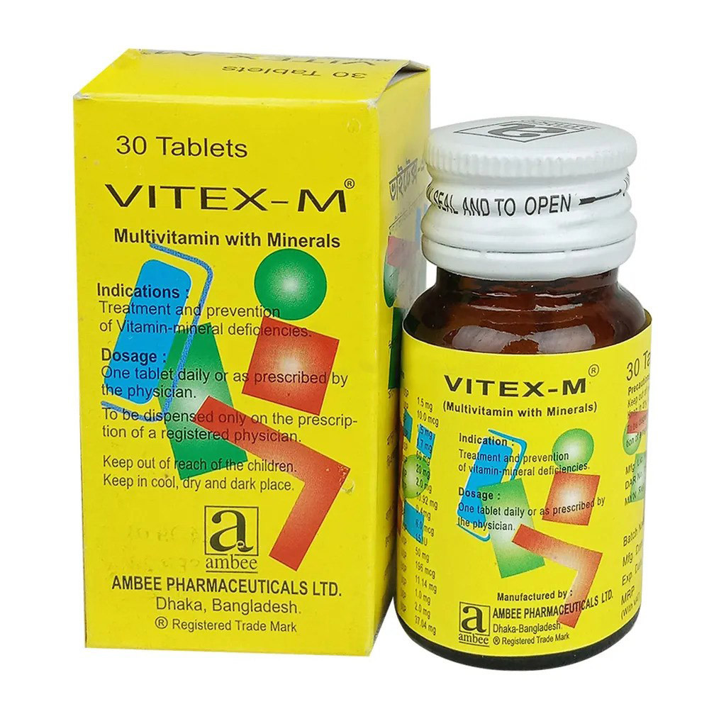 Pack Image: Vitex-M Tablet (1 x 30)