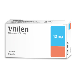 Pack Image: Vitilen 10 mg Capsule (5 x 10)