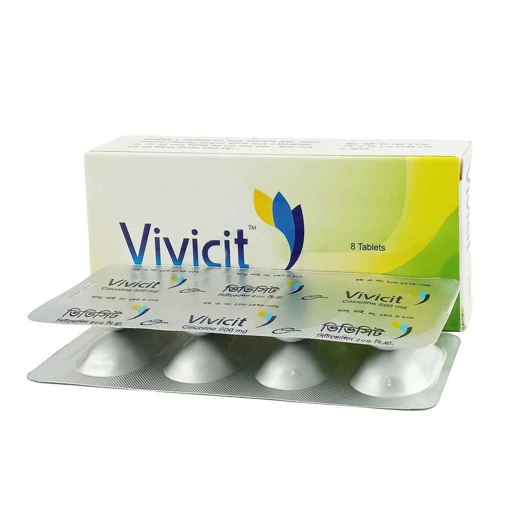 Pack Image: Vivicit 500 mg Tablet (2 x 4)