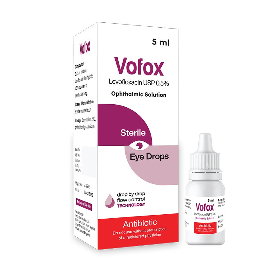 Pack Image: Vofox 0.5% Eye Drop (5 ml drop)