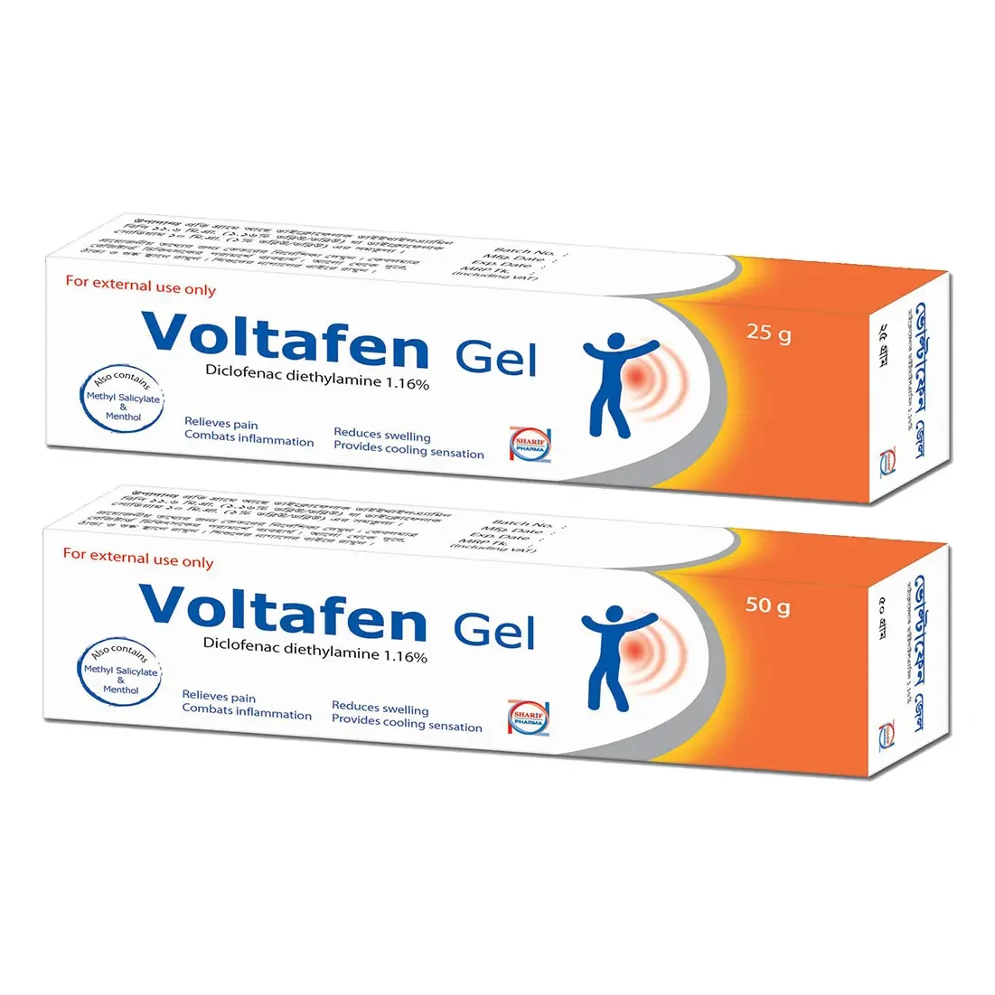 Pack Image: Voltafen 1% w Gel (50 gm tube)