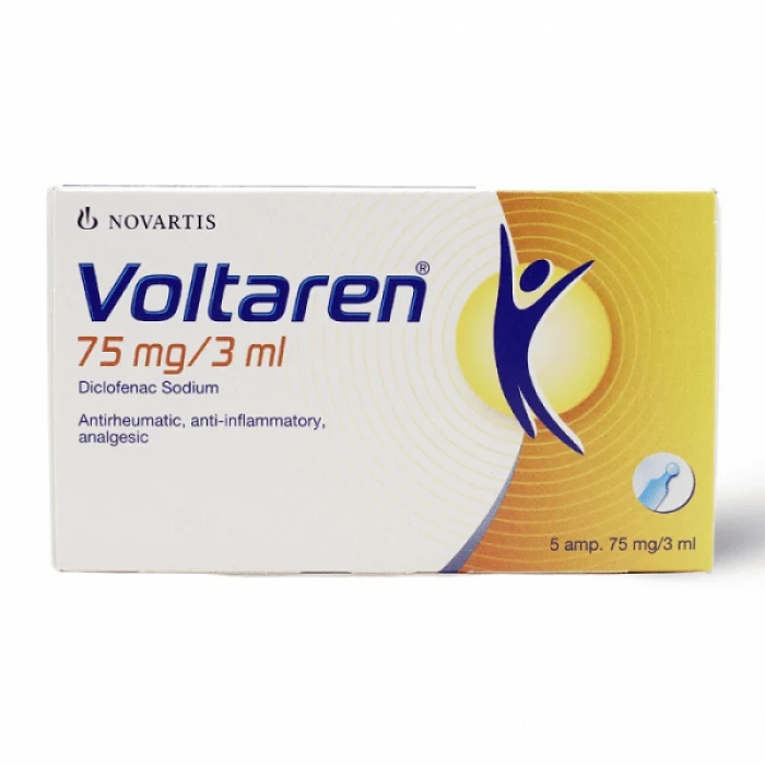 Pack Image: Voltaren 75 mg Injection (3 ml ampoule)