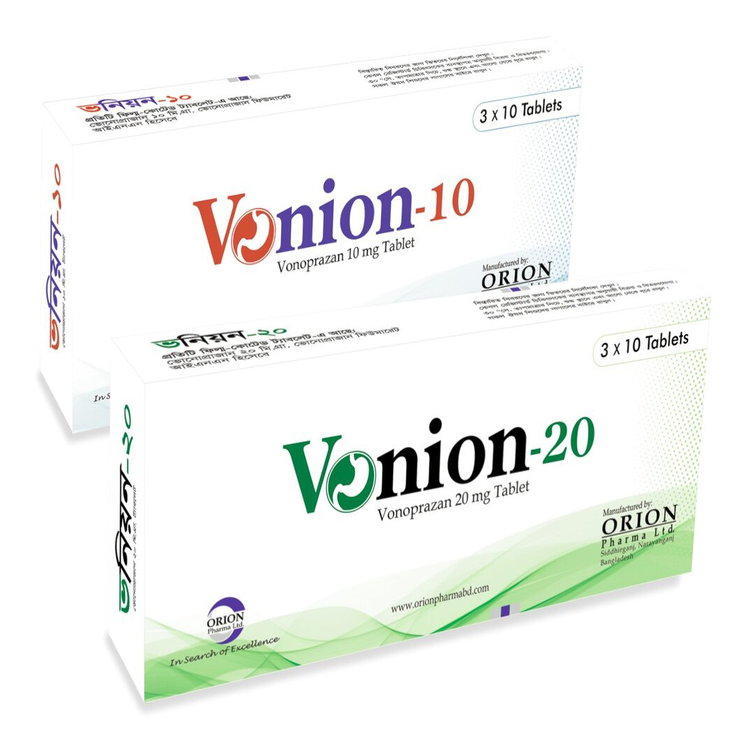 Pack Image: Vonion 10 mg Tablet (3 x 10)