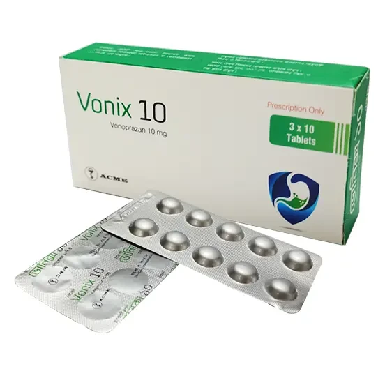 Pack Image: Vonix 10 mg Tablet (3 x 10)