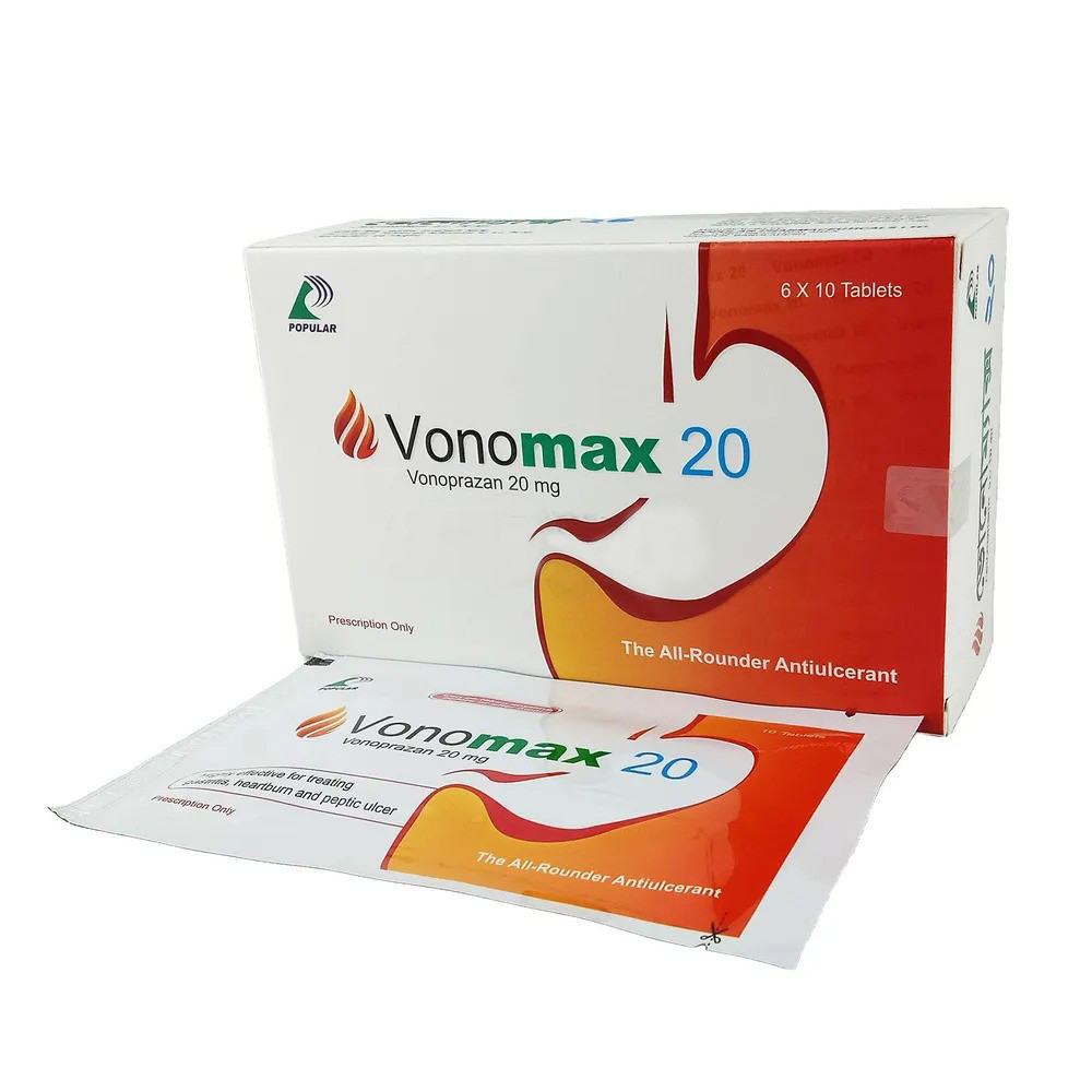 Pack Image: Vonomax 20 mg Tablet (6 x 10)