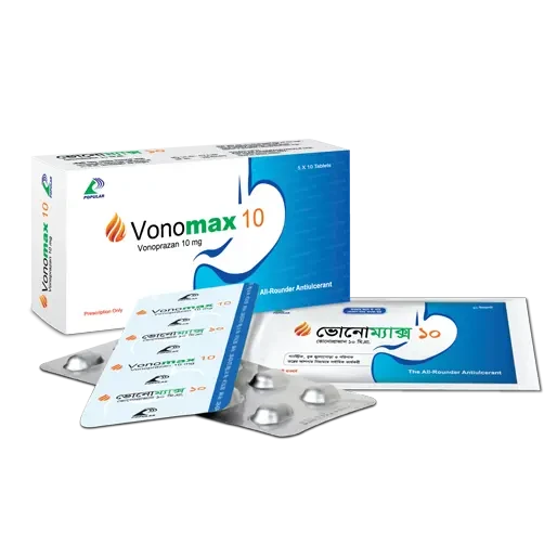 Pack Image: Vonomax 10 mg Tablet (5 x 10)