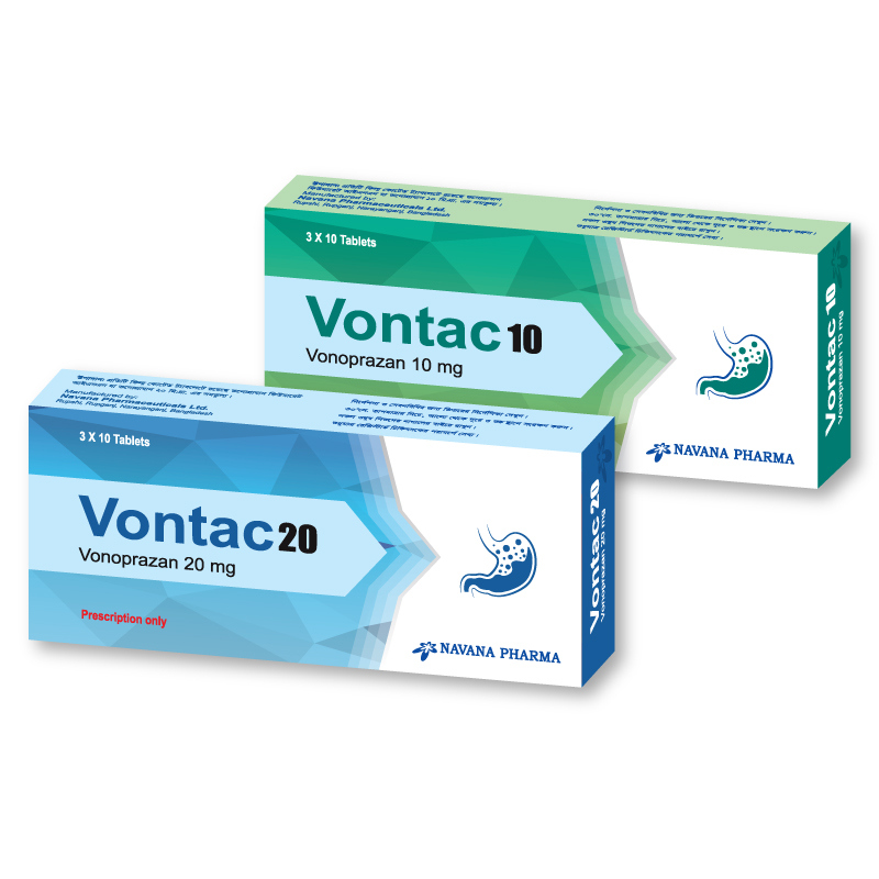 Pack Image: Vontac 20 mg Tablet (3 x 10)