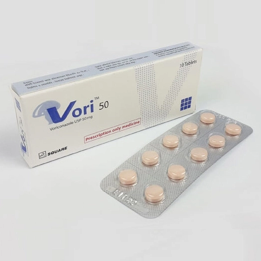 Pack Image: Vori 50 mg Tablet (1 x 10)