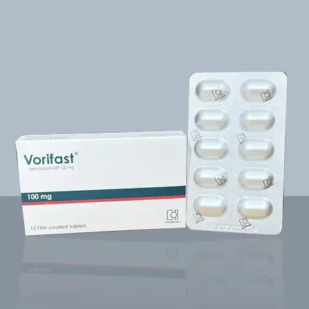 Pack Image: Vorifast 100 mg Tablet (1 x 10)