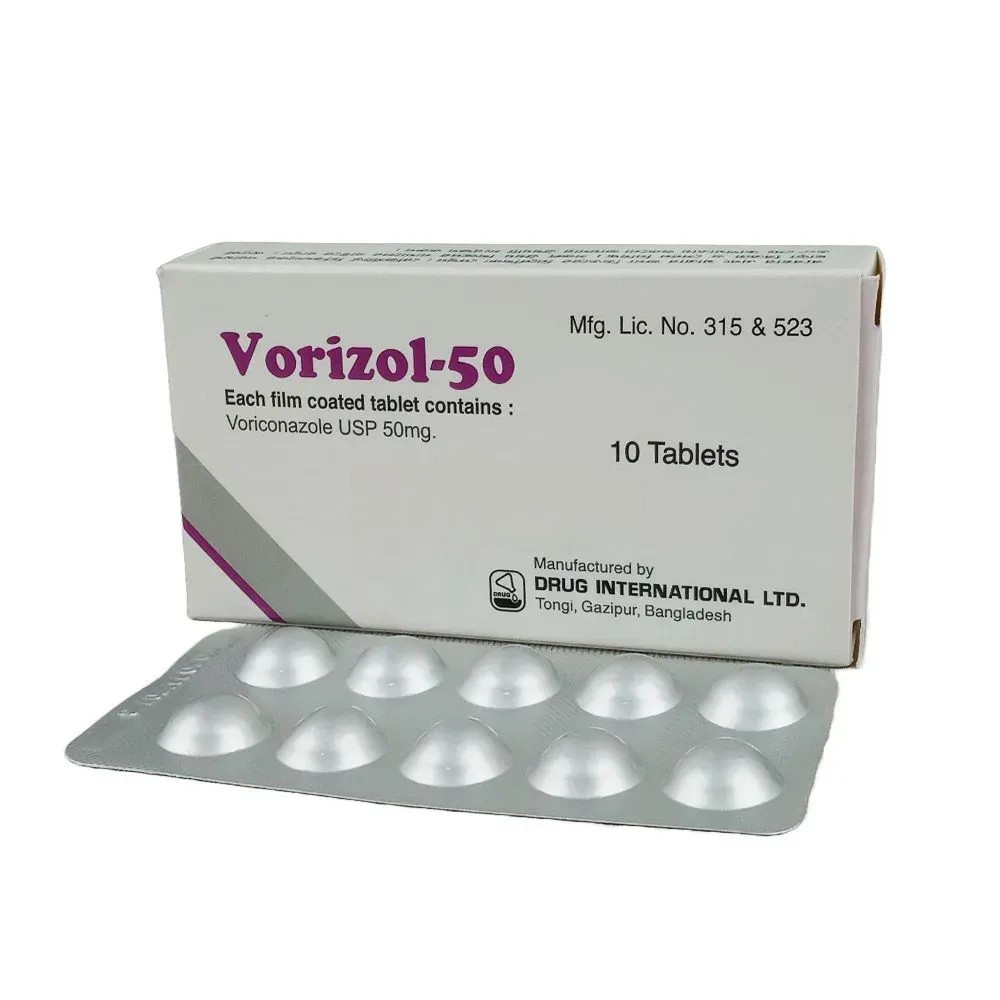 Pack Image: Vorizol 50 mg Tablet (1 x 10)