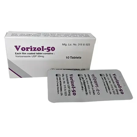 Pack Image: Vorizol 50 mg Tablet (1 x 10)