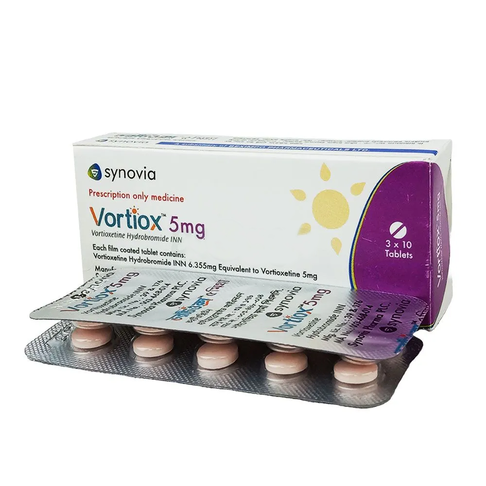 Pack Image: Vortiox 5 mg Tablet (3 x 10)