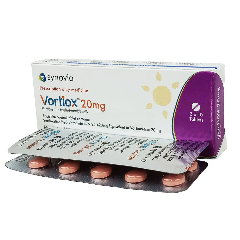 Pack Image: Vortiox 20 mg Tablet (2 x 10)