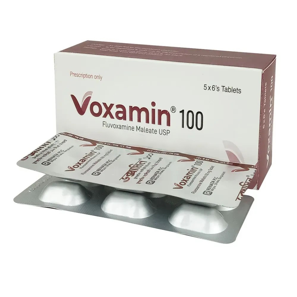 Pack Image: Voxamin 100 mg Tablet (5 x 6)