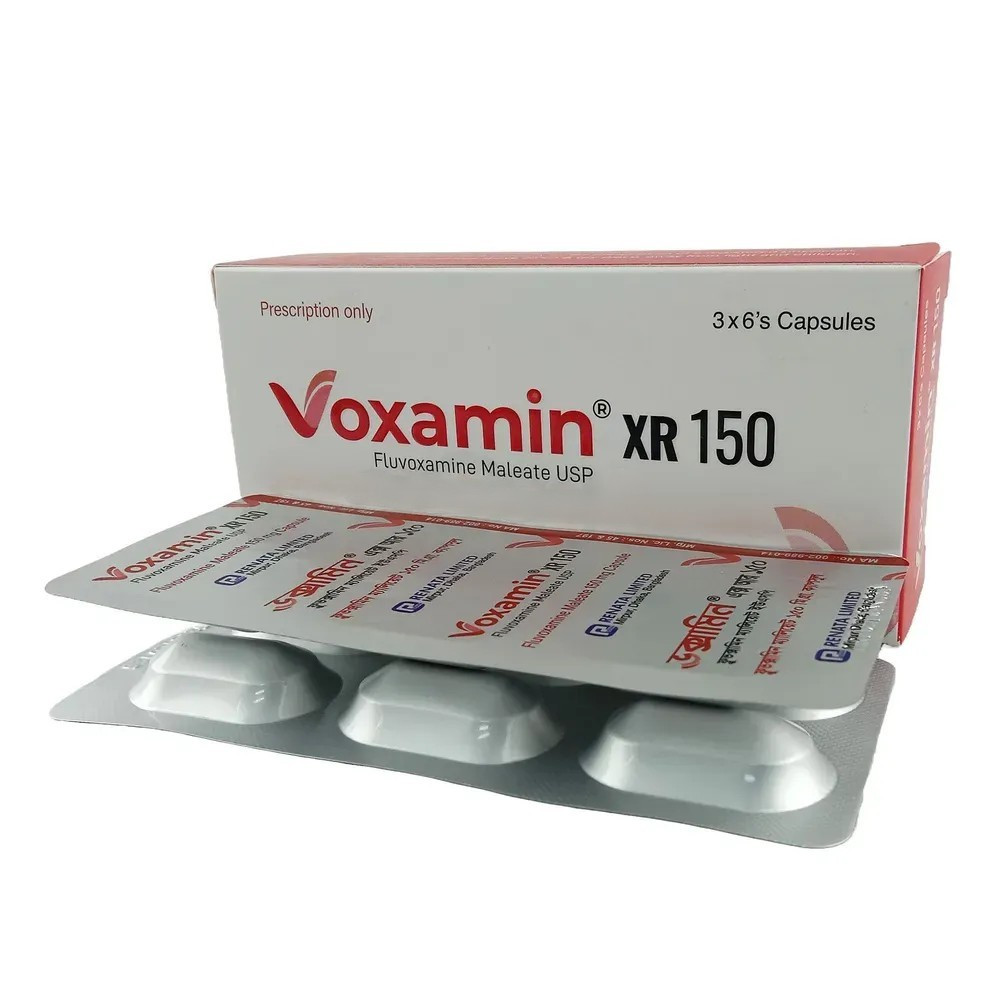 Pack Image: Voxamin XR 150 mg Capsule (3 x 6)