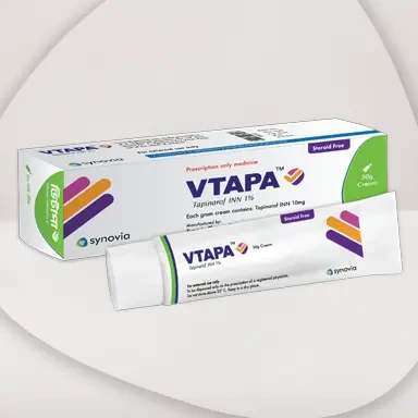 Pack Image: Vtapa 1% Cream (30 gm tube)