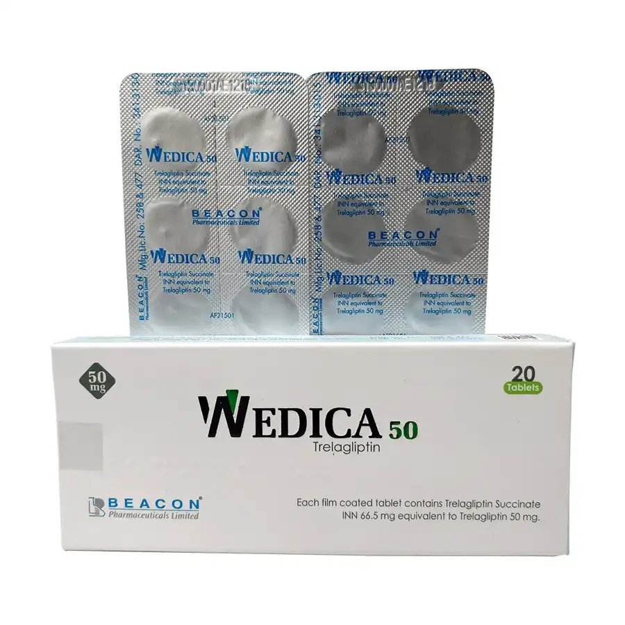 Pack Image: Wedica 50 mg Tablet (2 x 10)