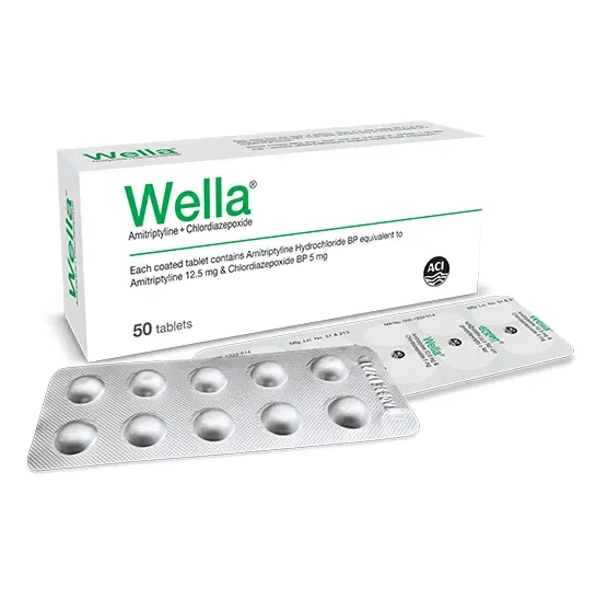 Pack Image: Wella 12.5 mg Tablet (5 x 10)