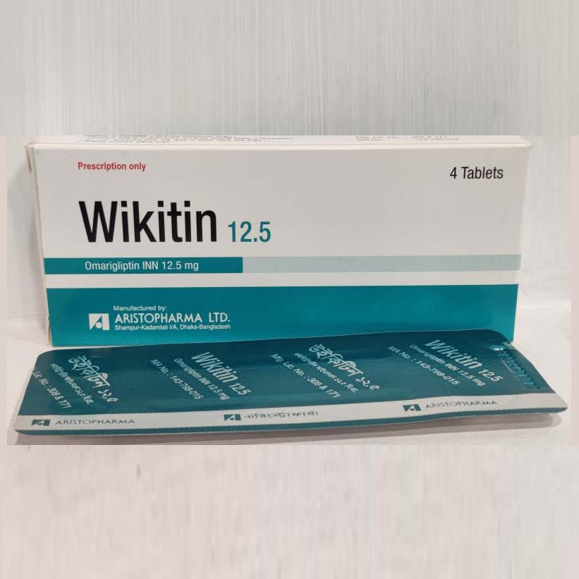 Pack Image: Wikitin 12.5 mg Tablet (1 x 4)