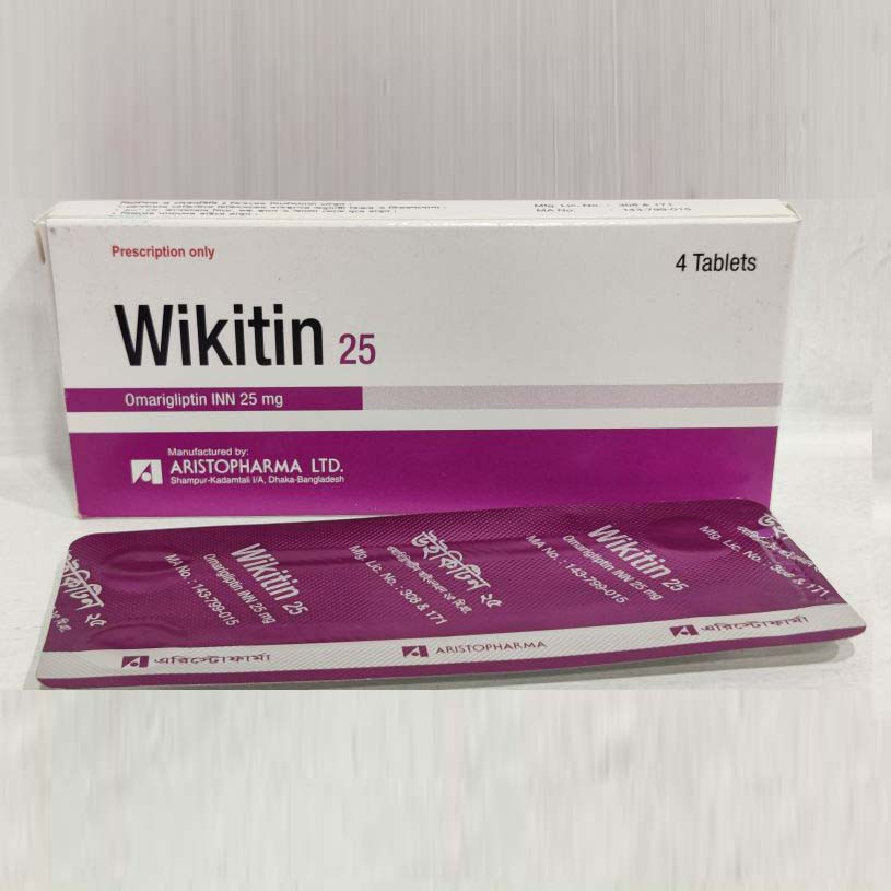 Pack Image: Wikitin 25 mg Tablet (1 x 4)